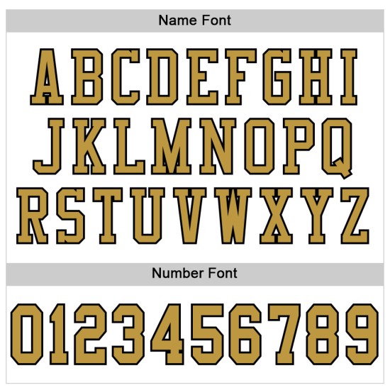 Maillot de football authentique personnalisé en maille blanc vieil or et noir Maillot de football authentique personnalisé en maille blanc vieil or et noir