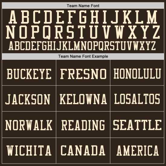 Maillot de football authentique personnalisé en maille marron doré et crème