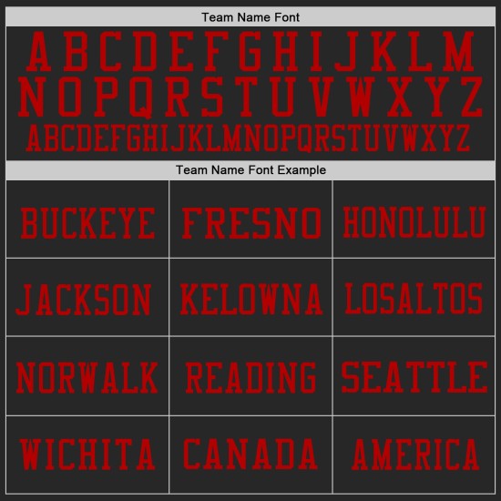 Maillot de football authentique personnalisé en maille noire et rouge Maillot de football authentique personnalisé en maille noire et rouge