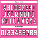 Maillot de football authentique personnalisé en maille rose, blanc et noir Maillot de football authentique personnalisé en maille rose, blanc et noir