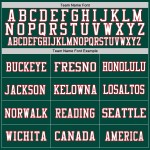 Maillot de football rétro authentique en maille verte, blanche et rouge