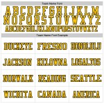 Maillot de football rétro authentique en maille blanche, noire et dorée