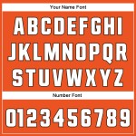 Maillot de football rétro authentique en maille orange blanc-marron personnalisé