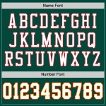 Maillot de football rétro authentique en maille verte, blanche et rouge