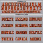 Maillot de football authentique personnalisé gris, noir et orange